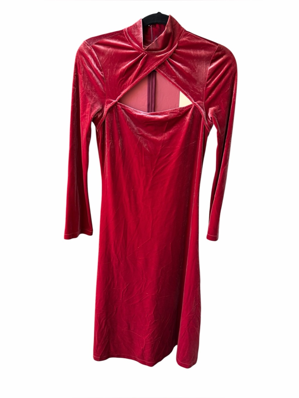 NEW Scotch & Soda Cutout Velvet Midi Dress Size Small